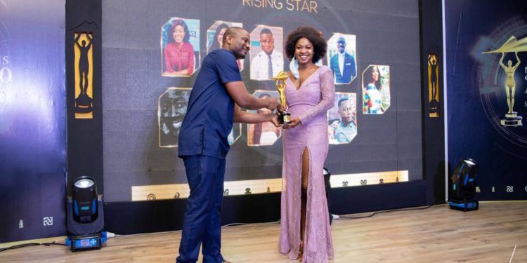 EBN’s Popular Tv Show Host Ruby-Sedinam Amezado Picks Award For Rising Star At National Communications Award 20′