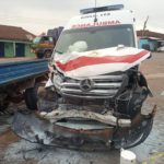 Ambulance involved in accident