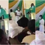 Viral footage of priest kissing students