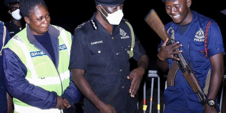 As Part Of His Duties To Keep Officers On Their Toes, IGP Visits Night Duty Officers in North East and Northern Regions